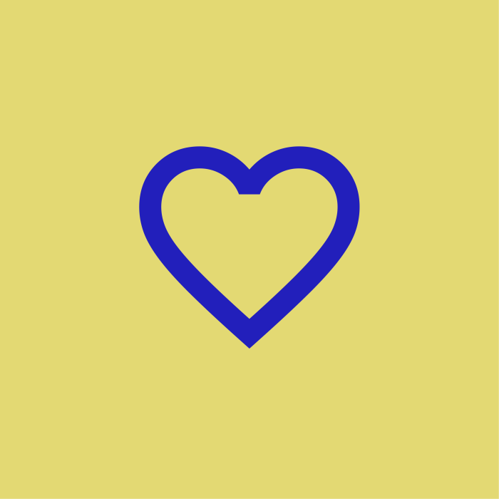 graphic heart icon